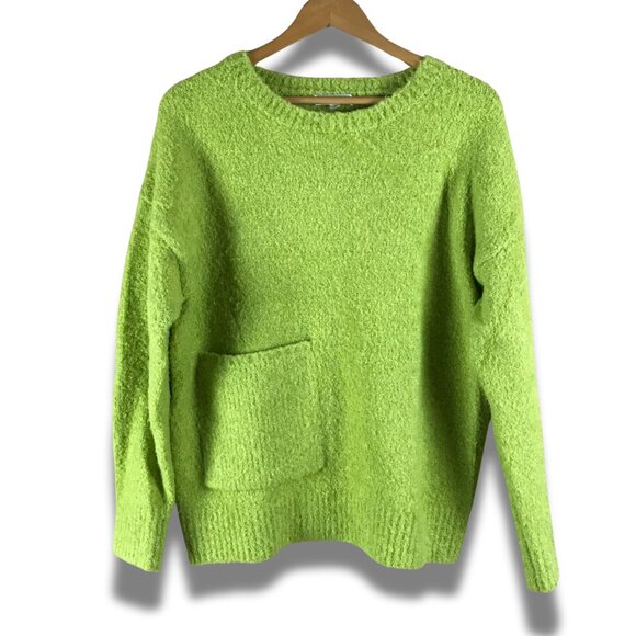 Green Thick Winter Pullover Sweater MEDIUM - Picture 1 of 8
